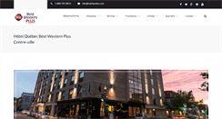 Desktop Screenshot of hotelquebec.com